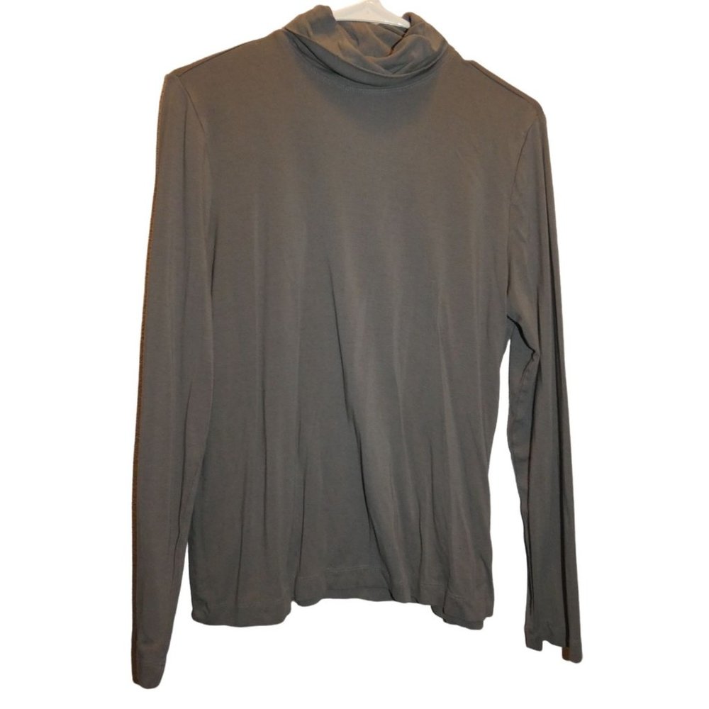 Women's Light Grey Turtleneck, Chico's, Size Large